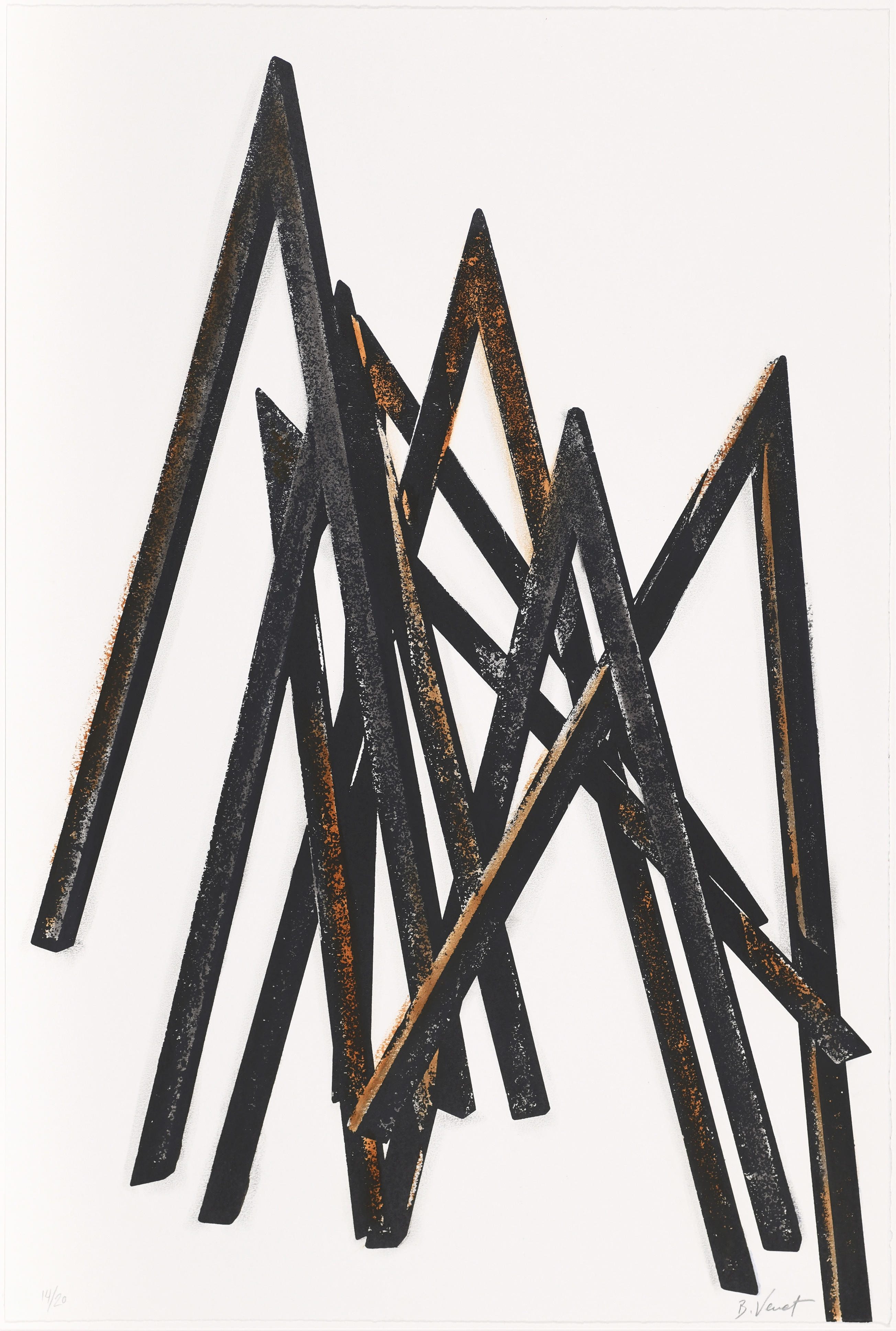 Untitled 01 by Bernar Venet