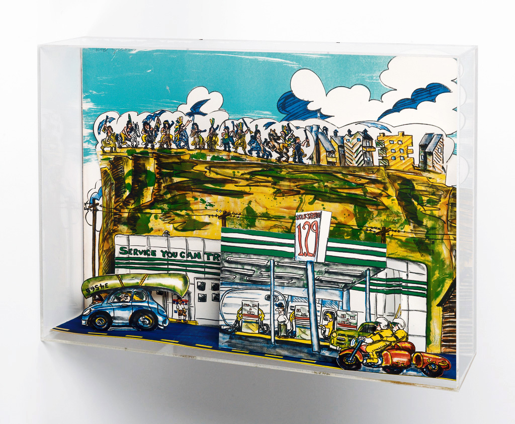 Tonto-Condo (hand signed 3D constructed lithograph) by Red Grooms