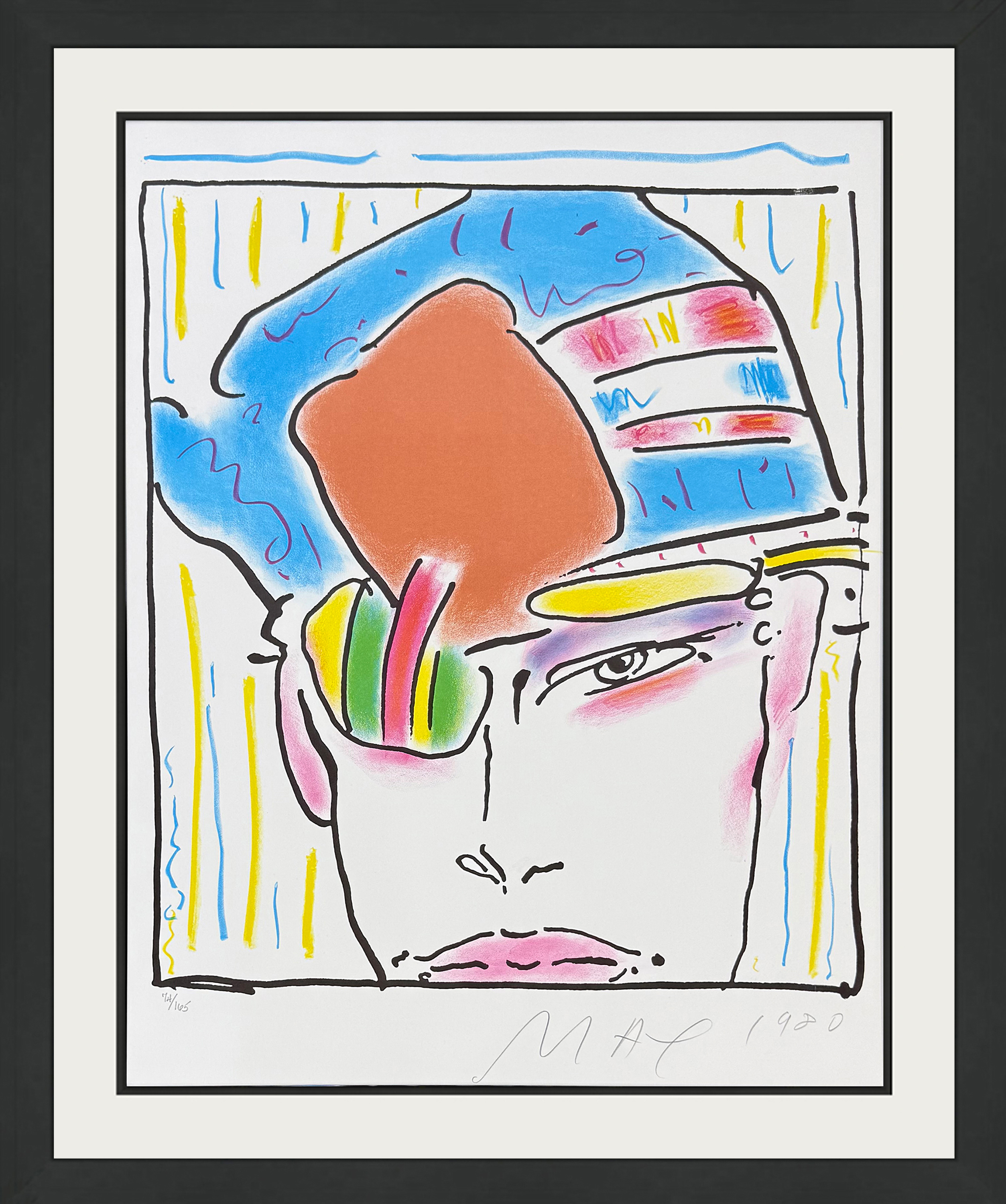 Zero’s Friend (framed hand signed lithograph) by Peter Max