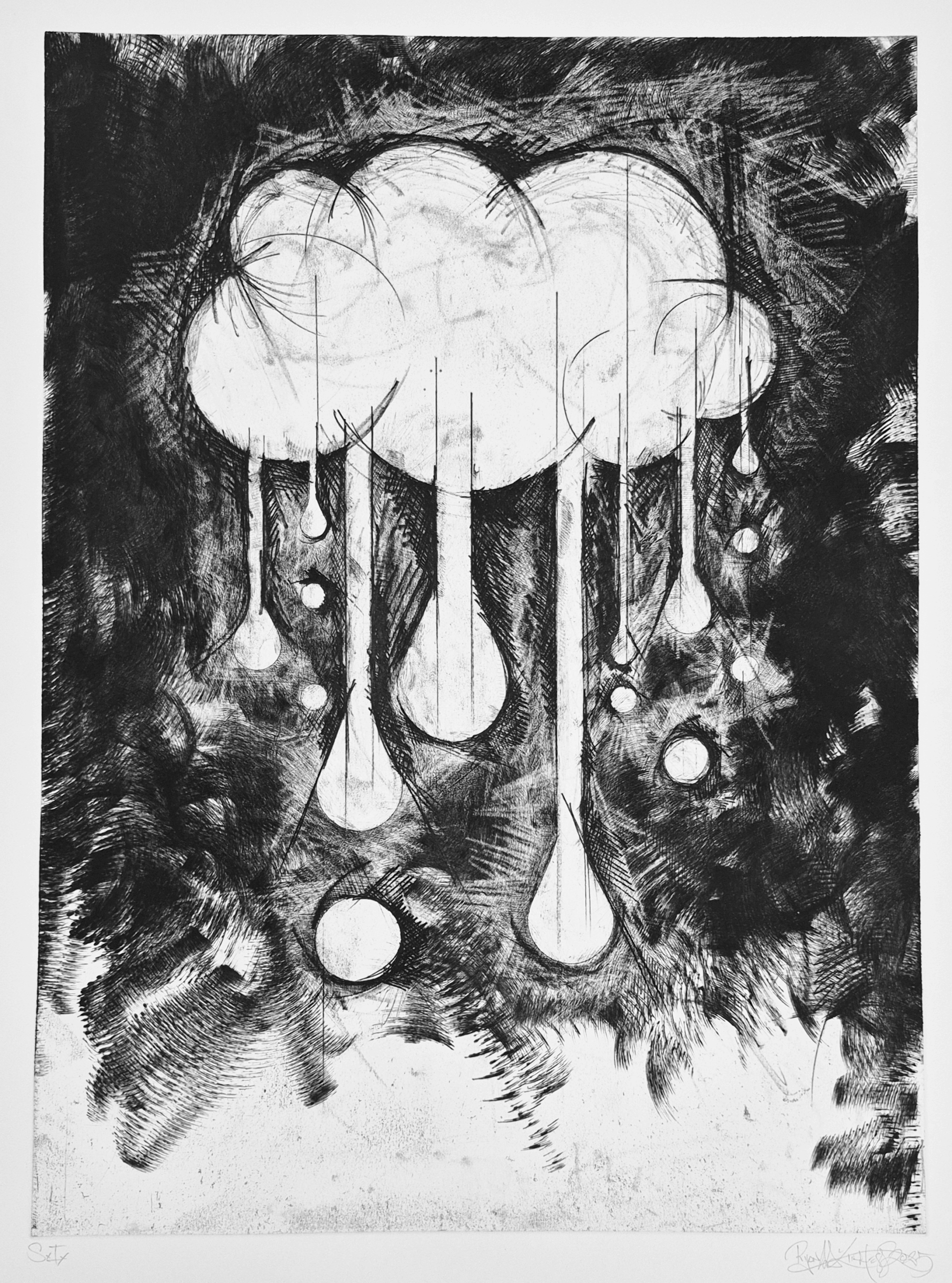 Rain by Ryan McGinness