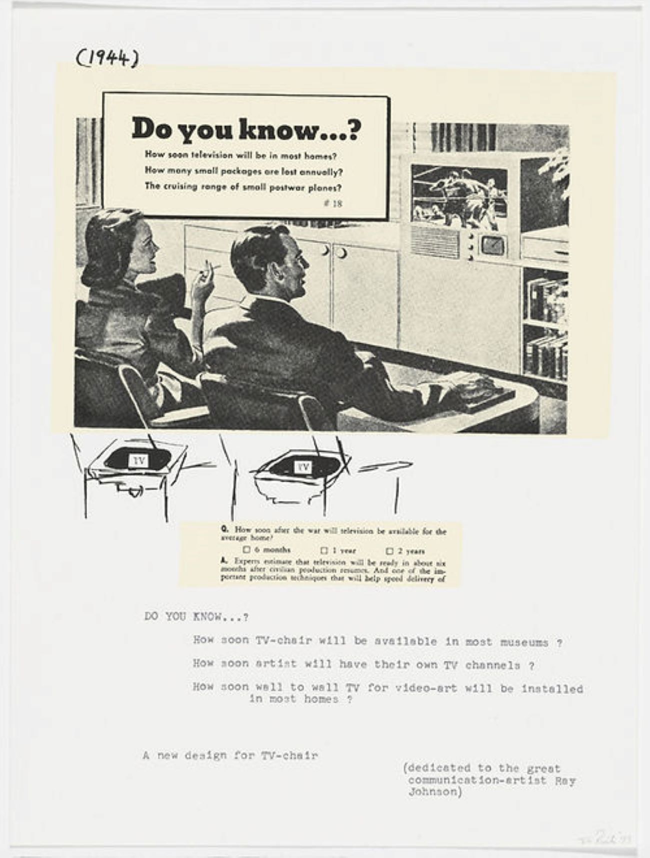 Untitled from The New York Collection for Stockholm by Nam June Paik