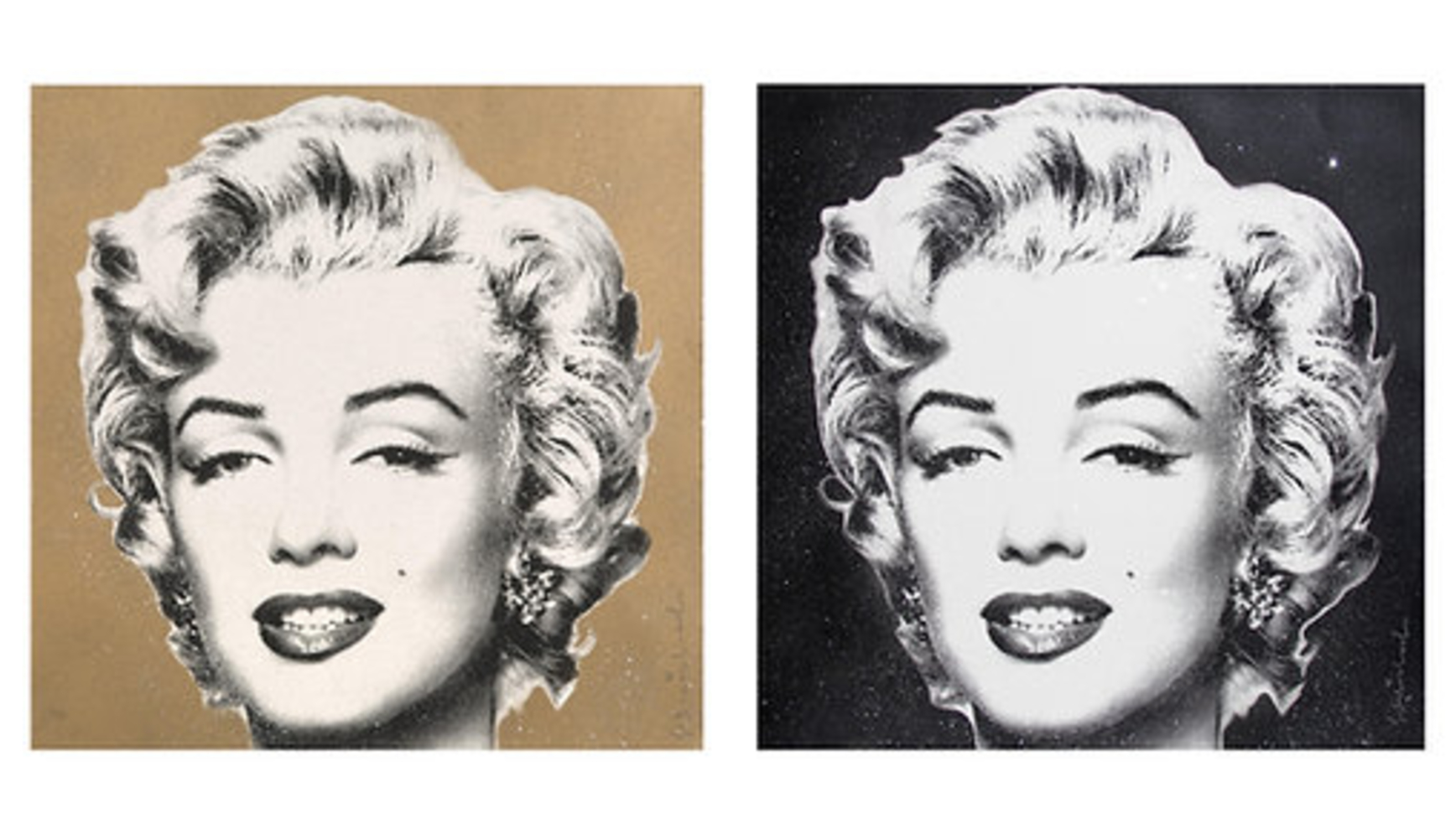 Mr Brainwash Diamond Girl (Marilyn Monroe) – Black and Gold by Mr Brainwash