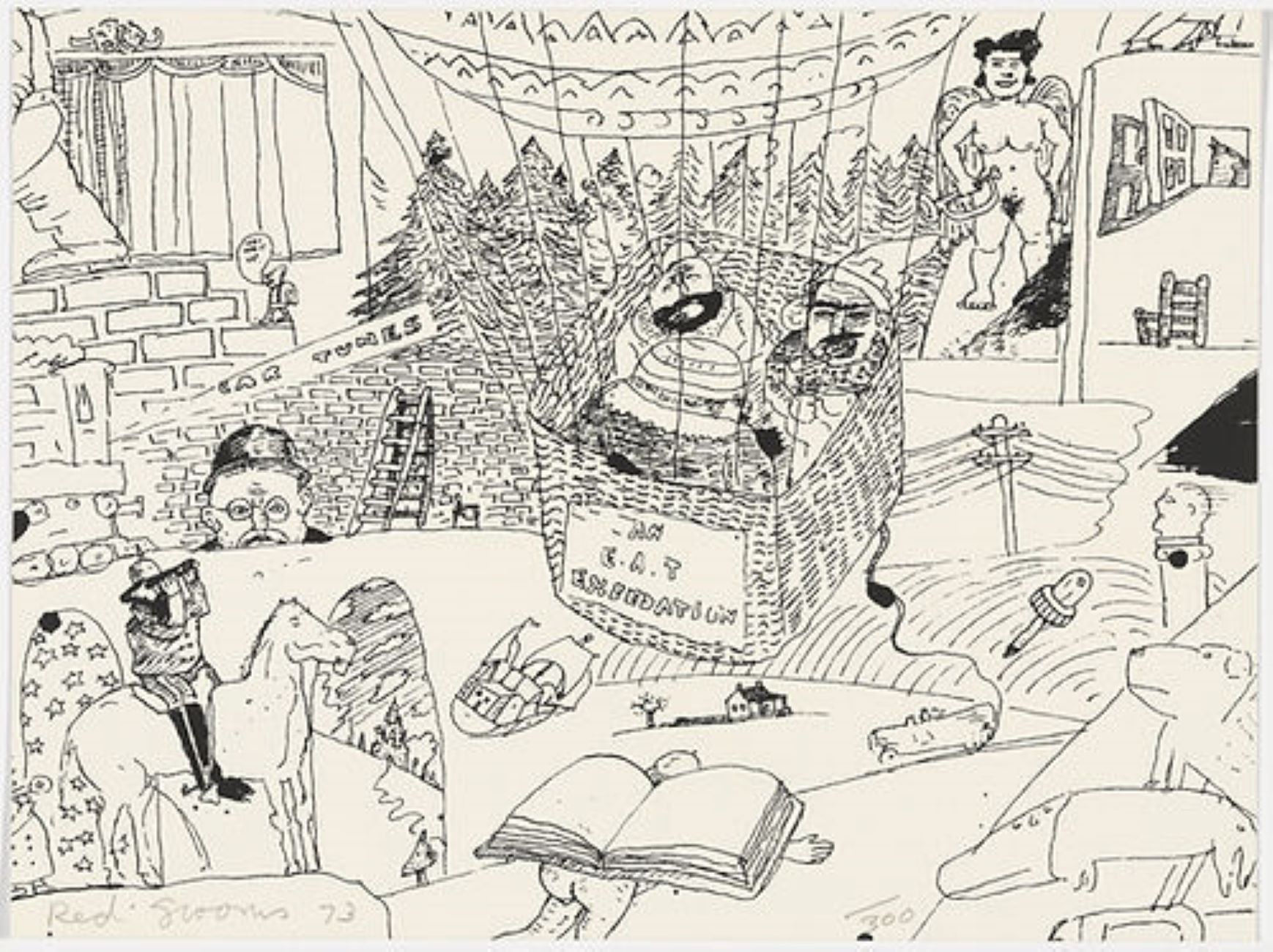Untitled from The New York Collection for Stockholm by Red Grooms