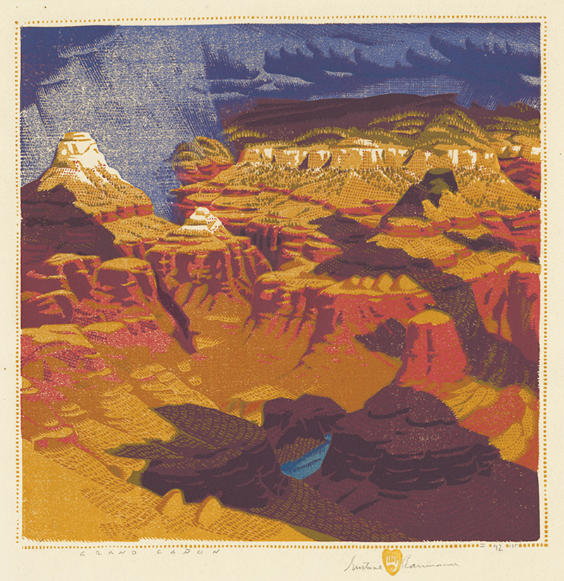 Grand Cañon by Gustave Baumann