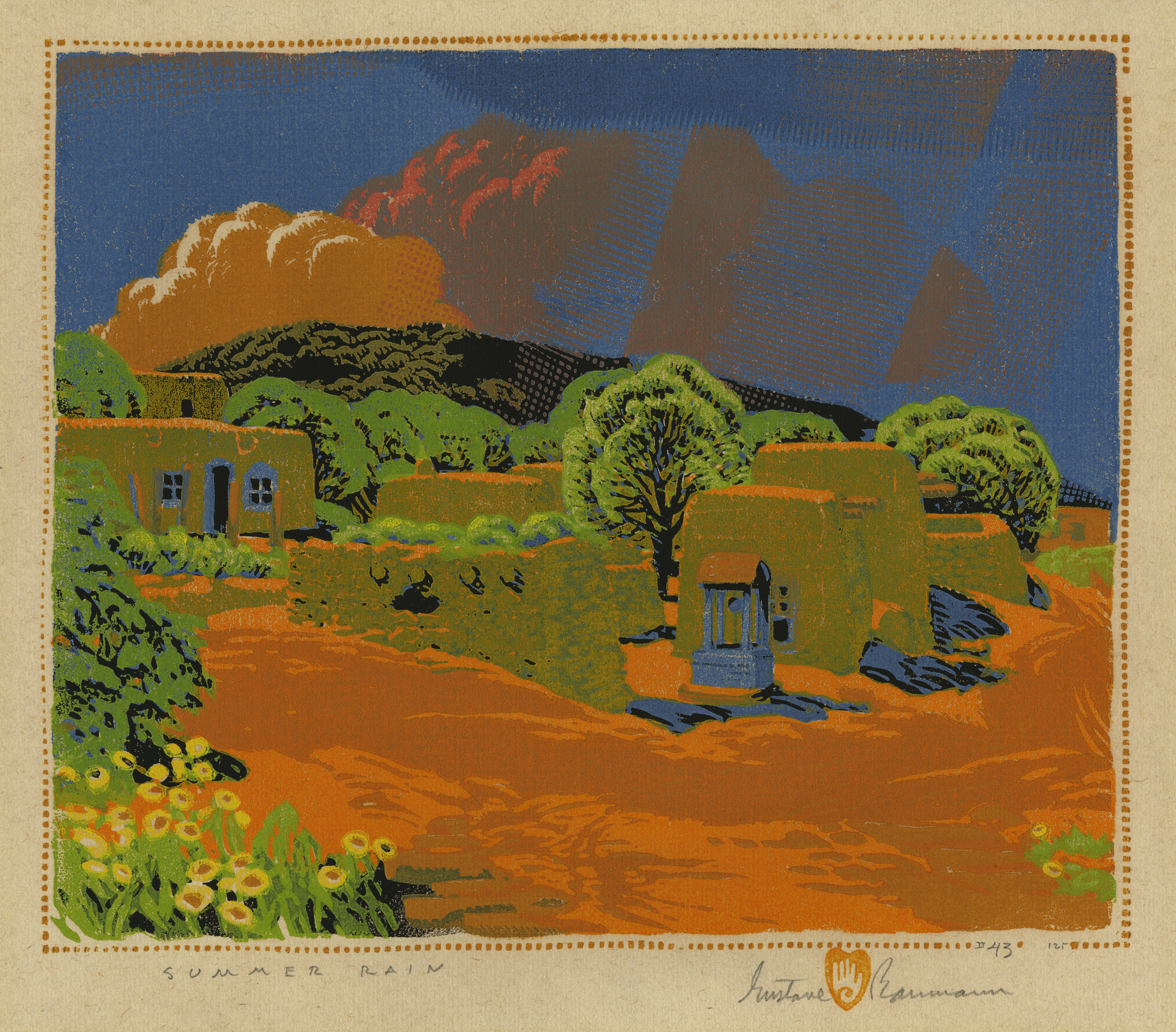 Summer Rain by Gustave Baumann