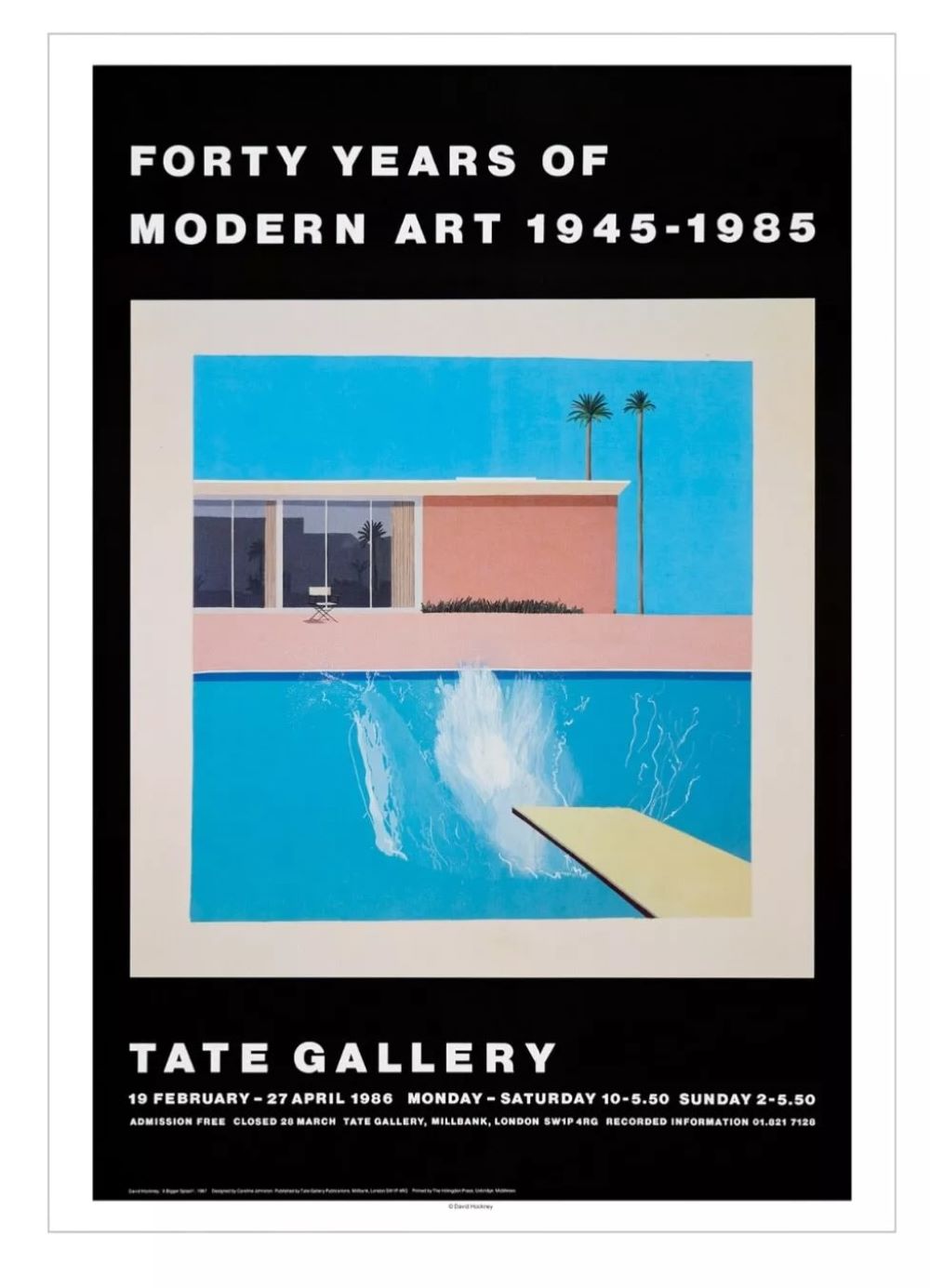 A Bigger Splash – Forty Years of Modern Art by David Hockney