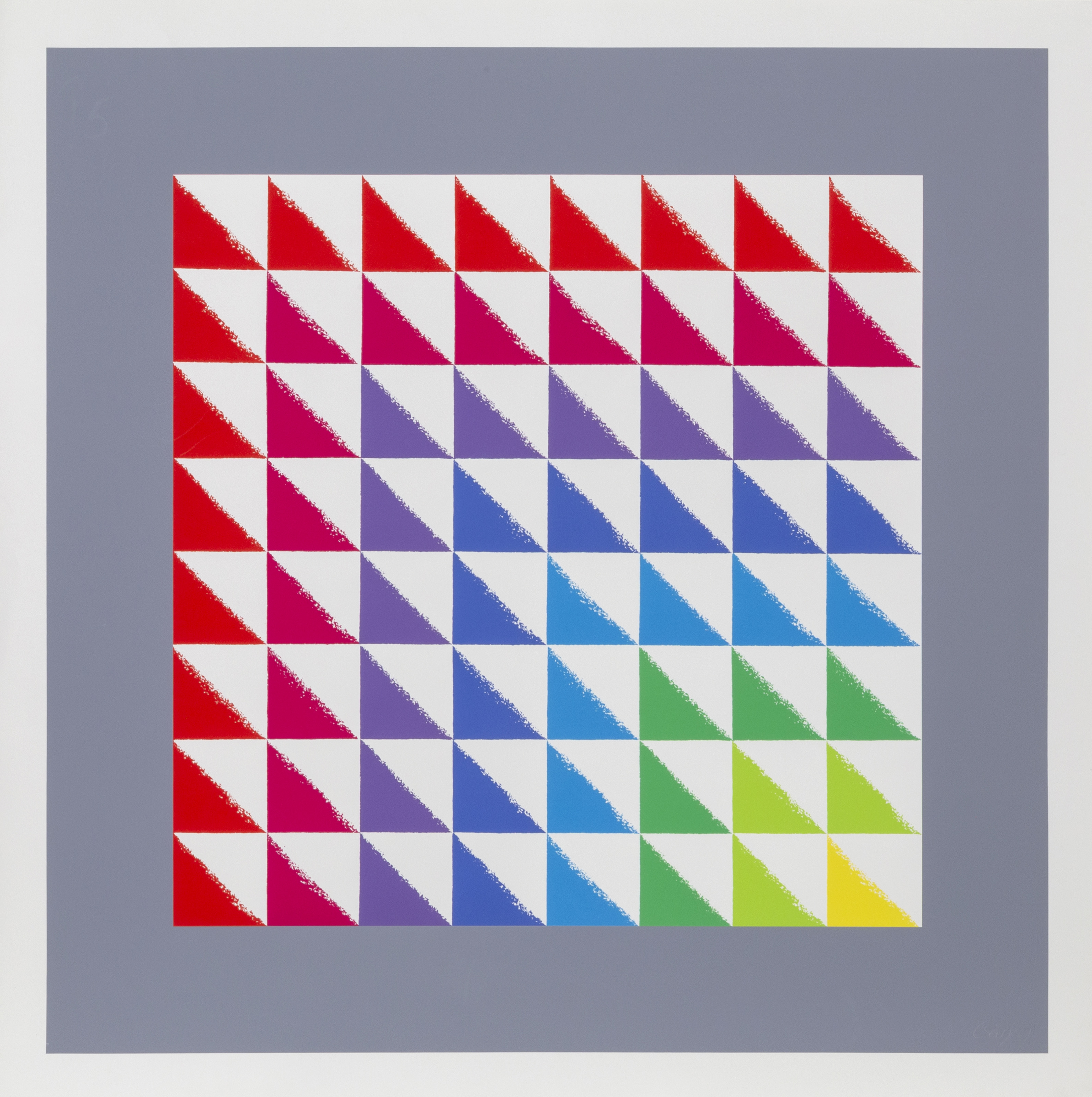 Triangulated Squares by Herbert Bayer