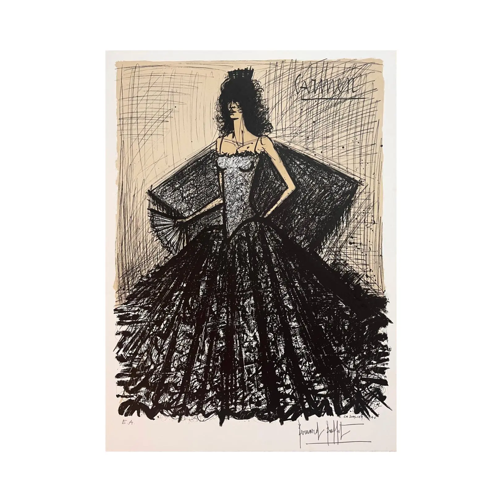 Bernard Buffet, Carmen II by Bernard Buffet