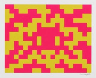 Camo M-2C-M1 by Invader at Dovehouse Contemporary