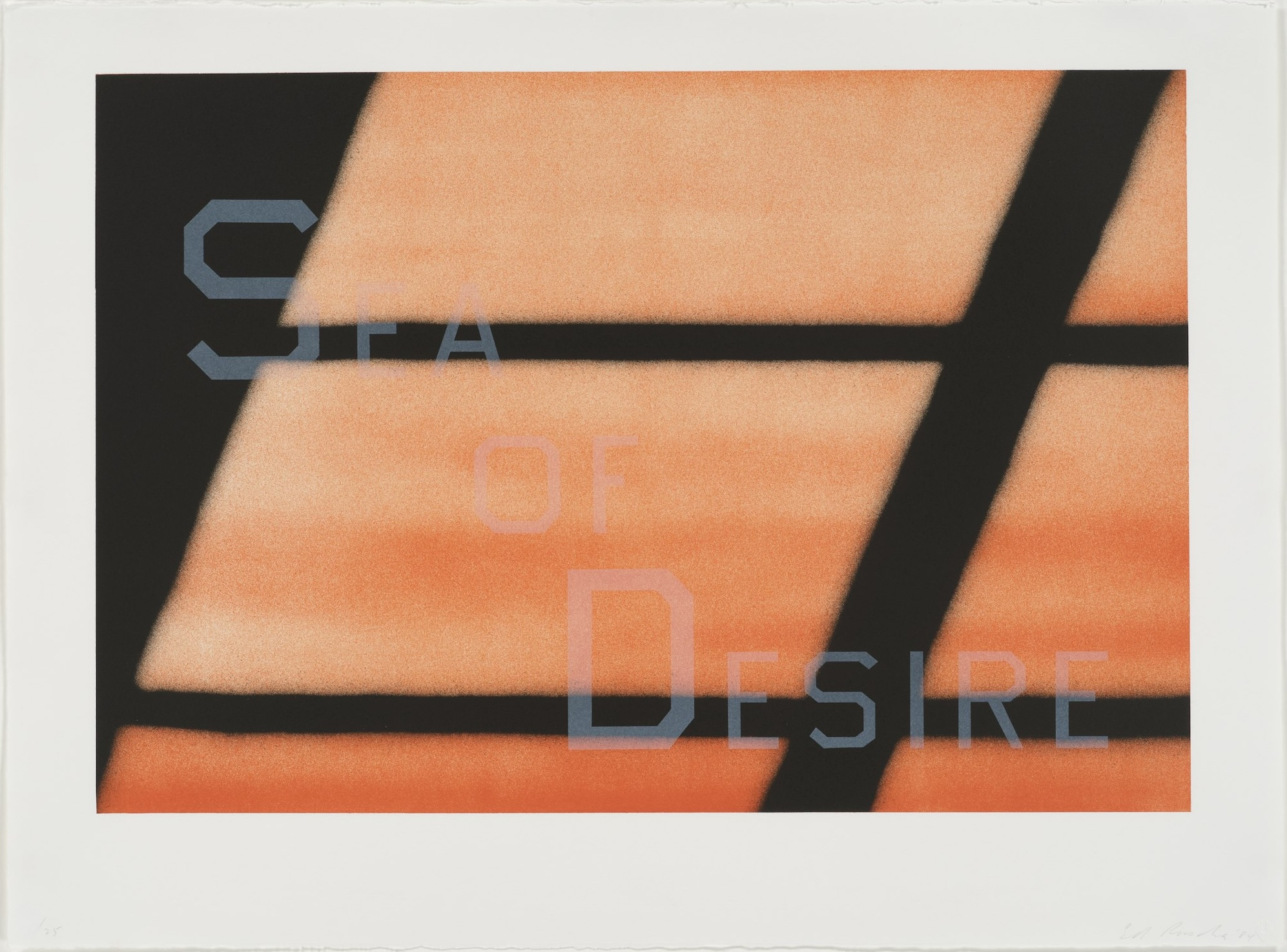 Sea of Desire by Ed Ruscha