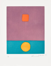 Etel Adnan La Soleil a Vécu (The Sun has Lived) by Etel Adnan at Clifton Gallery