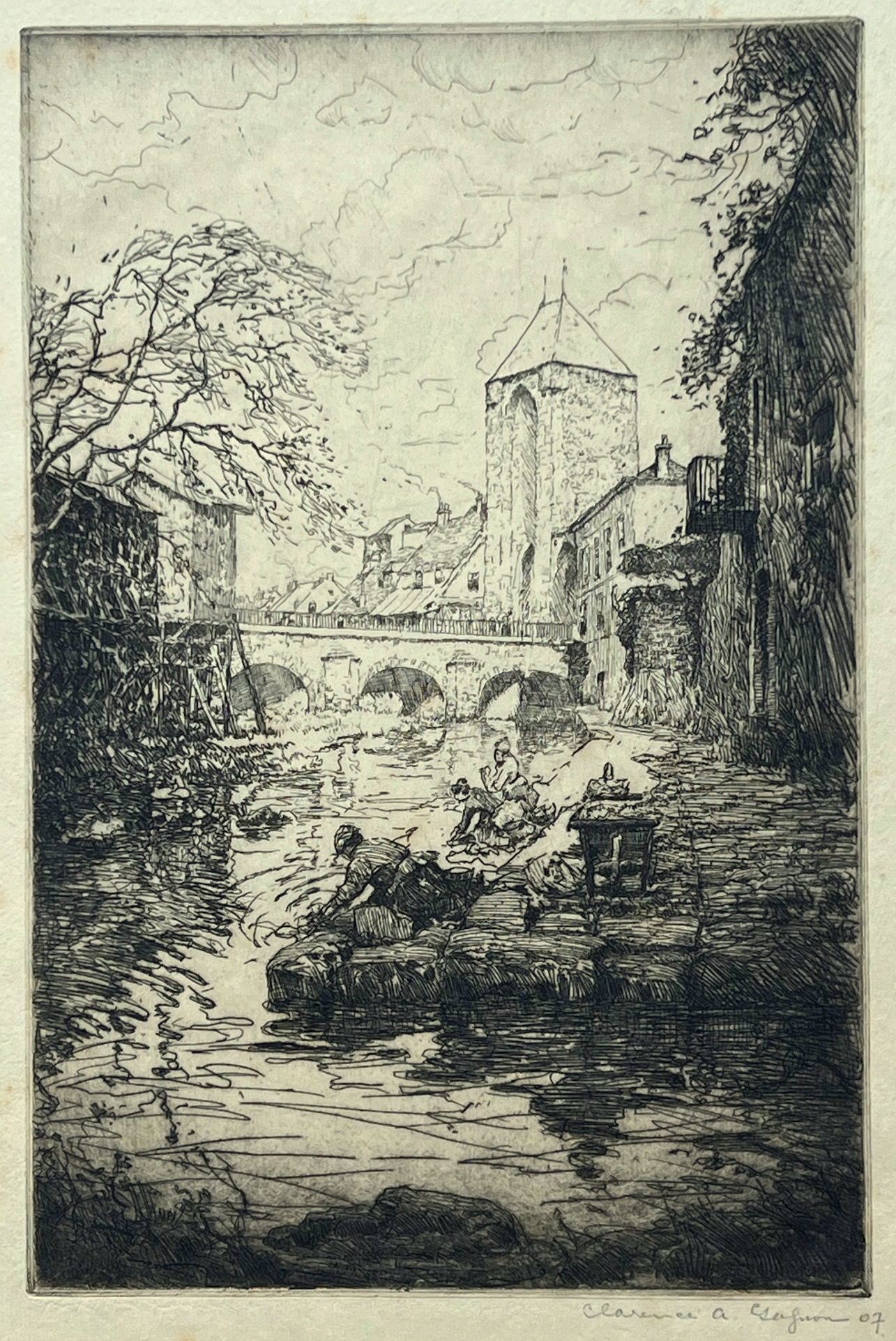 Porte de Bourgogne, Moret sur Loing by clarence gagnon
