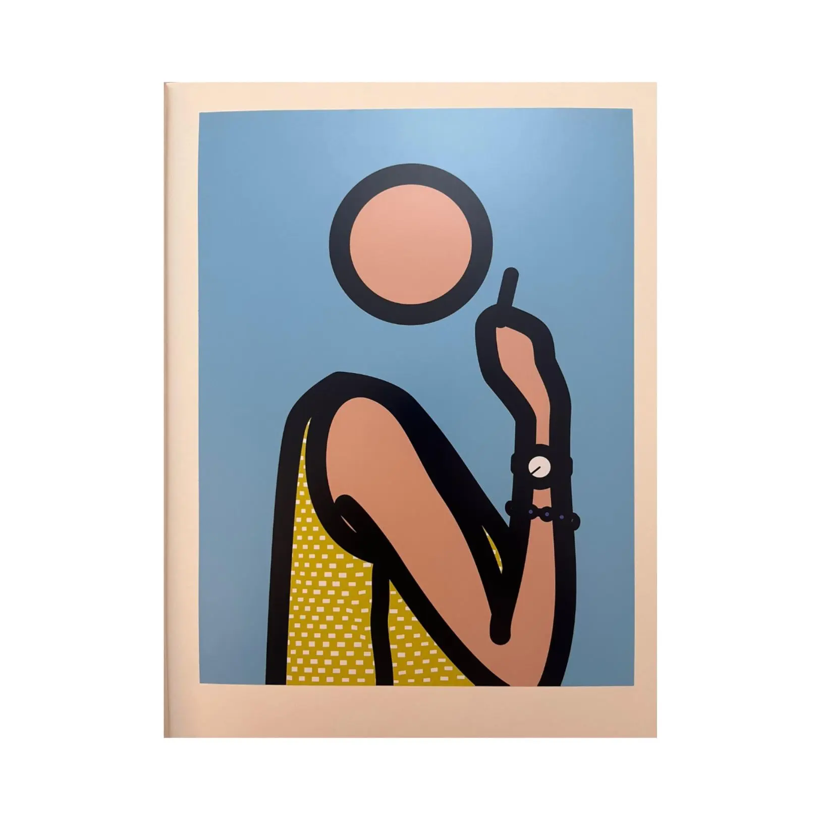 Julian Opie, Ruth With a Cigarette 2 by Julian Opie