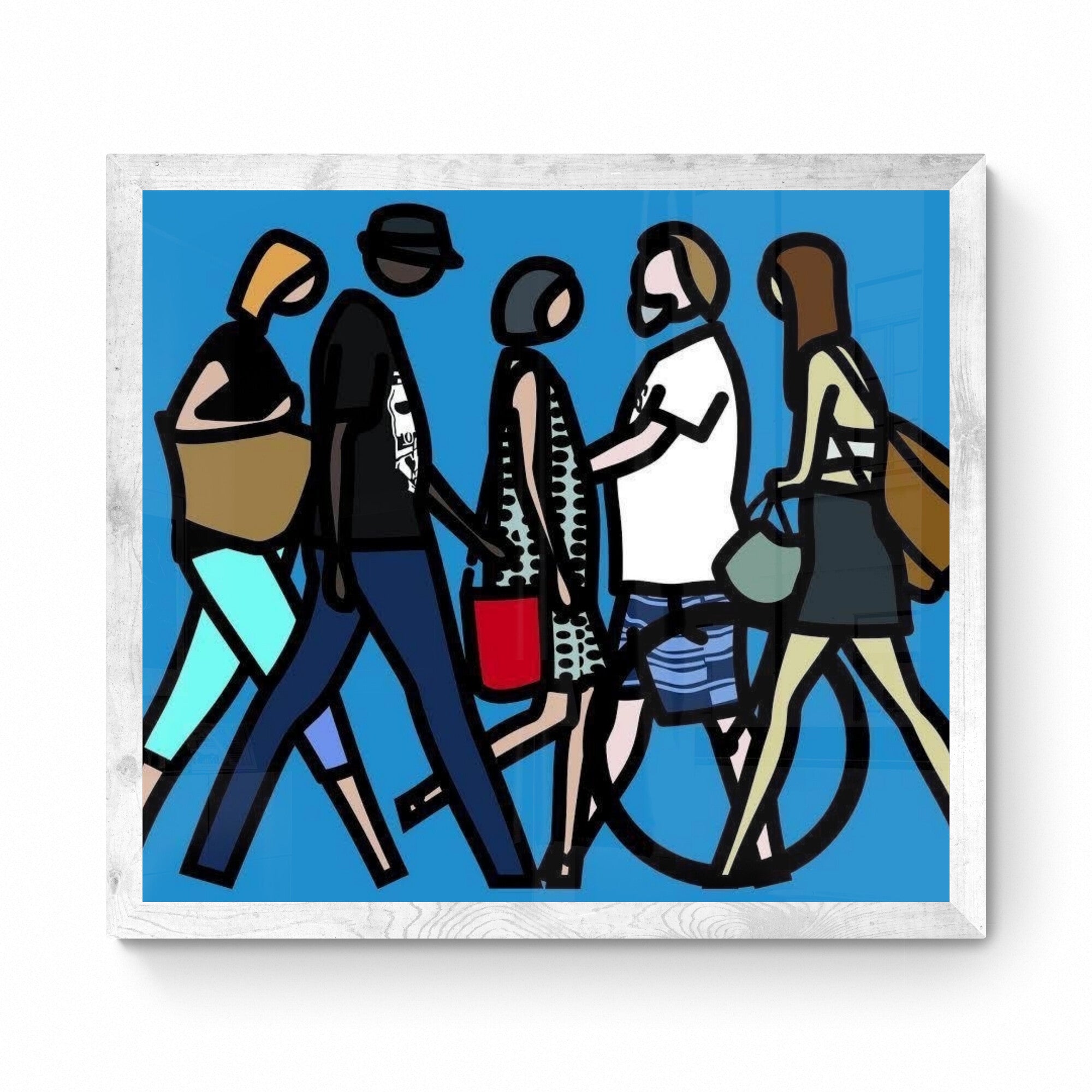 Julian Opie, Walking in Melbourne by Julian Opie