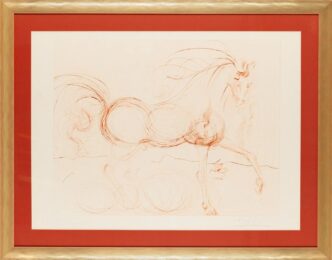 L’Etalon Blanc (Hommage au cheval) by Salvador Dalí at Epicentrum Art Gallery