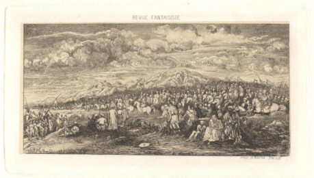 L’Armée romaine by Rodolphe Bresdin at Jan Johnson Old Master Modern Prints
