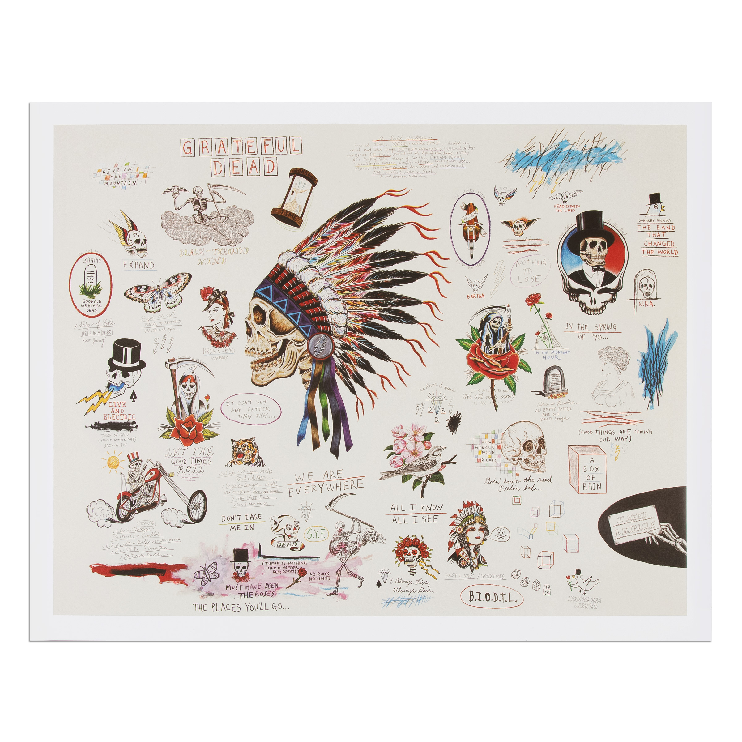 Grateful Dead by Wes Lang
