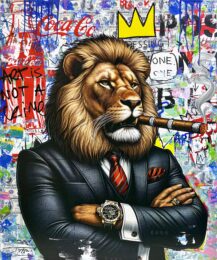 Majesty Is Back (large original painting on canvas) by Jozza at GallArt.com
