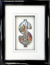 More Bang for the Buck! (signed 3D mixed media serigraph) by Charles Fazzino at GallArt.com