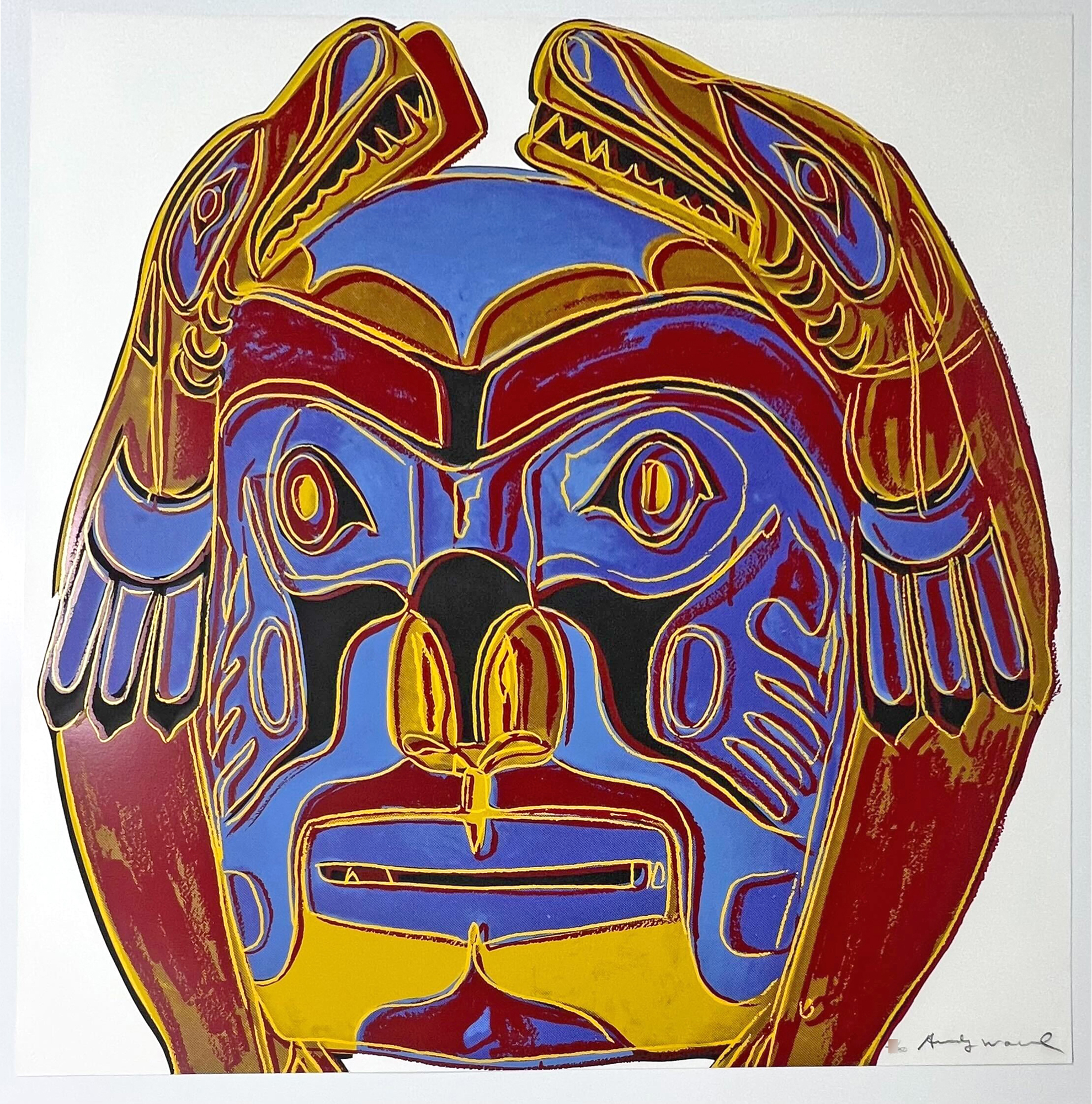 Northwest Coast Mask 380 by Andy Warhol