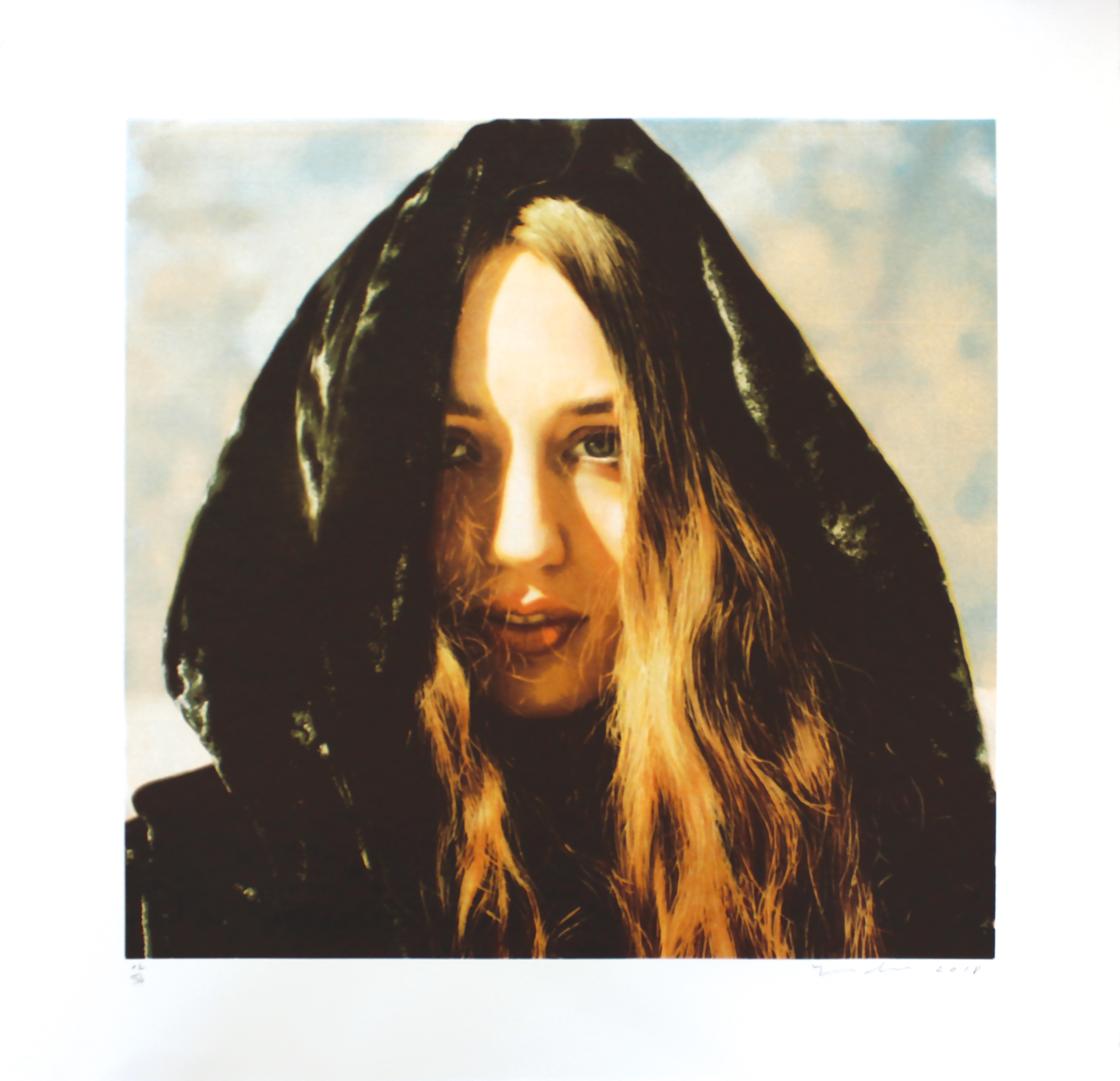 My Territory (Lizzy in the snow) by Yigal Ozeri