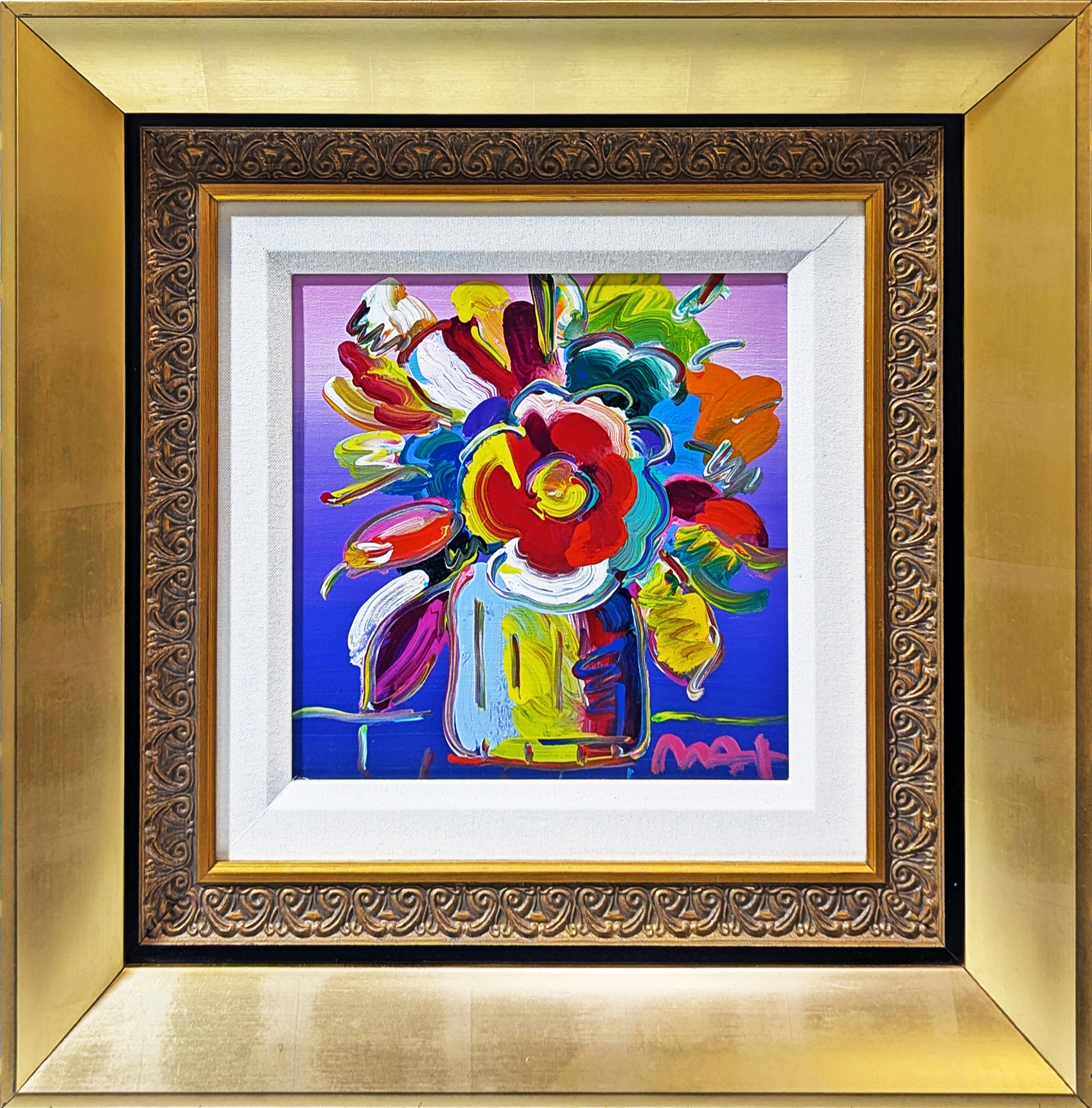 Abstract Flowers Ver. XII #283 (original painting) by Peter Max