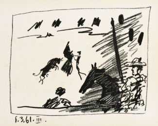 Pass with the Cape by Pablo Picasso at Christopher-Clark Fine Art
