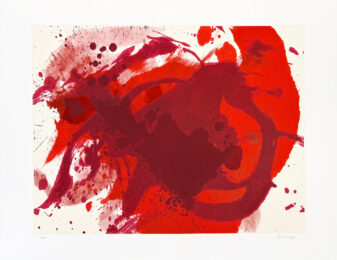 Passionate Winner (Seoul Olympics), hand signed silkscreen by Kazuo Shiraga at GallArt.com