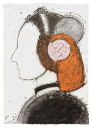 Perfil vi by Manolo Valdes at Mixografia