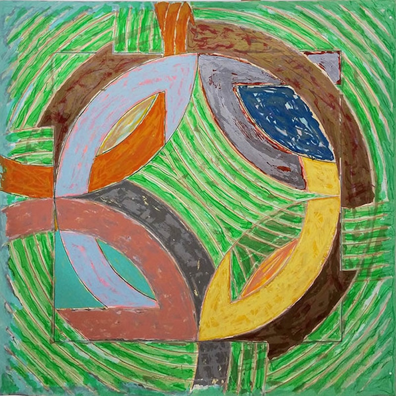 Polar Co-Ordinates IV by Frank Stella