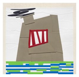 Prison with Smokestack I by Peter Halley at Mixografia