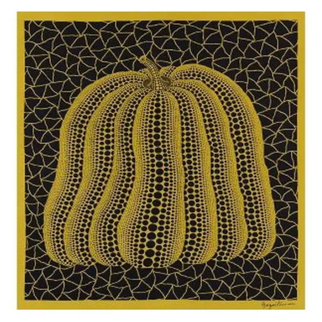 Shanghai Expo Silk Scarf by Yayoi Kusama