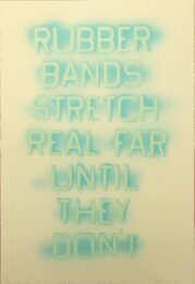 Rubber Bands (State II) by Ed Ruscha at Hamilton-Selway Fine Art