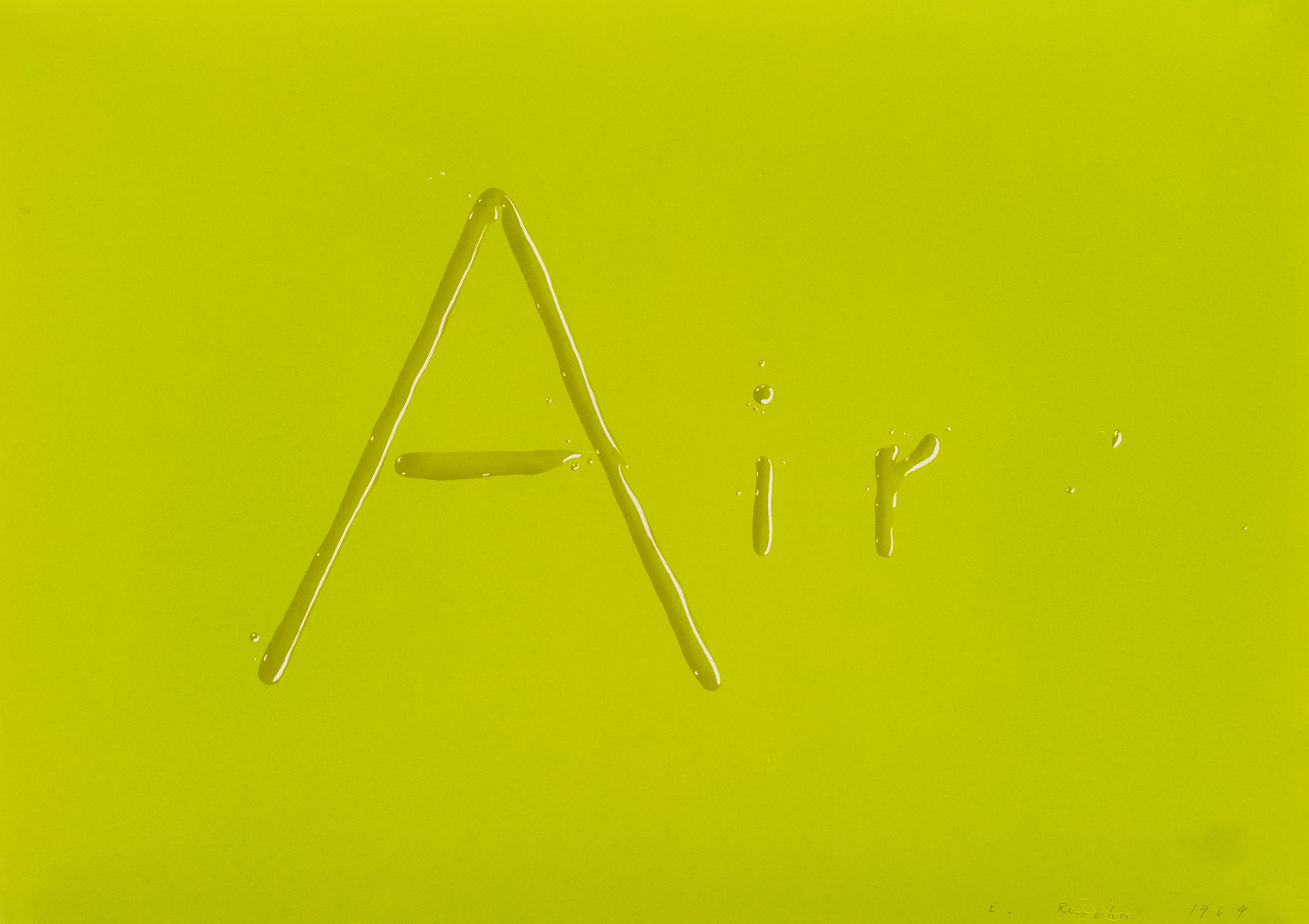 Air by Ed Ruscha