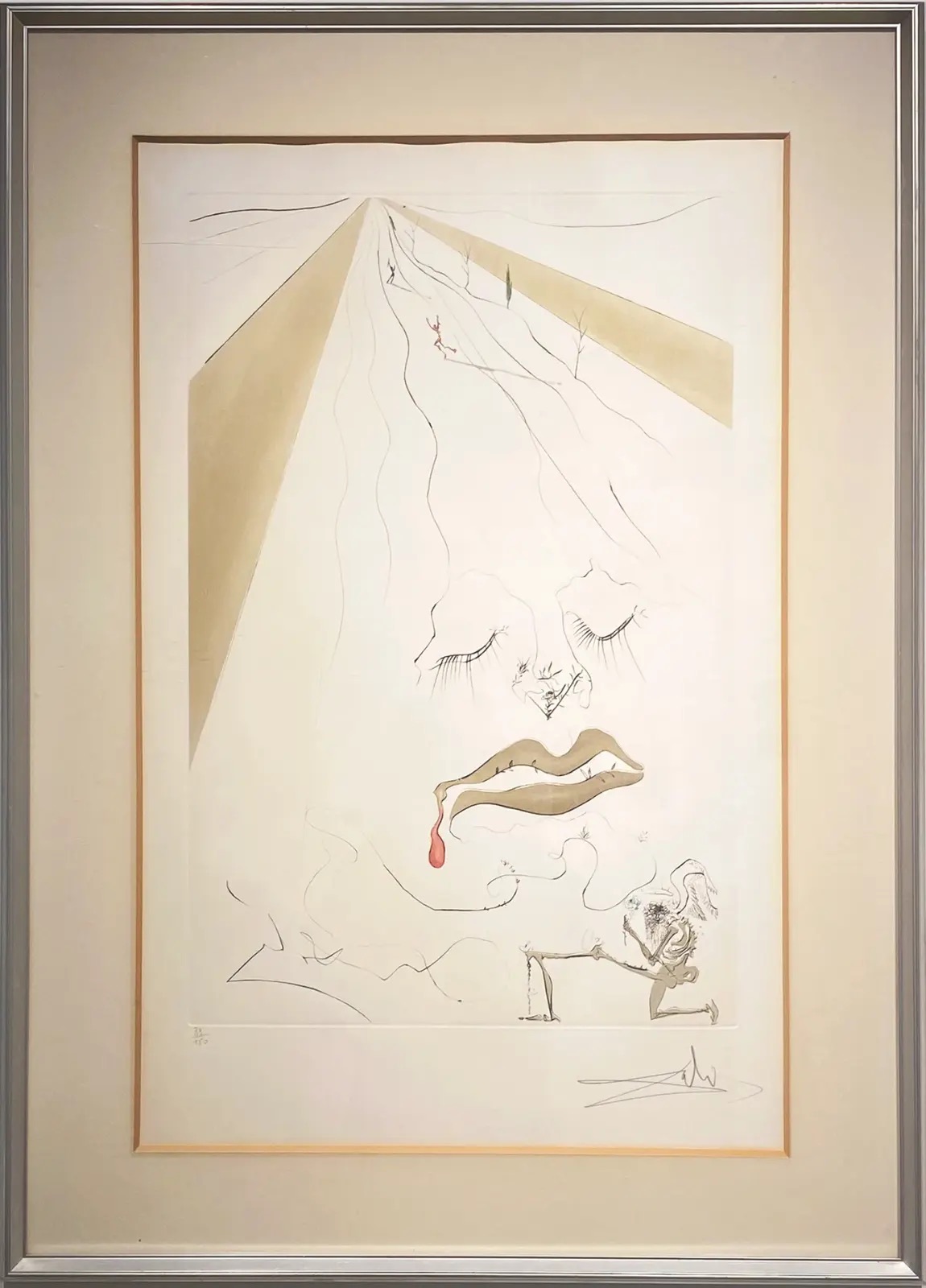 Salvador Dali, Transfiguration (1972) by Salvador Dalí