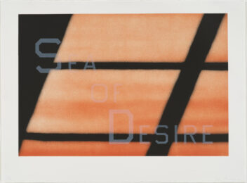 Sea of Desire by Ed Ruscha at Robert Fontaine Gallery