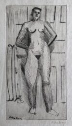 Standing Nude by Milton Avery at Sylvan Cole Gallery