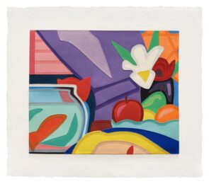 Still Life With Blonde and Goldfish by Tom Wesselmann at Mixografia