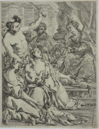 The Judgement of Solomon by Louis-Joseph Lorrain at Jan Johnson Old Master Modern Prints