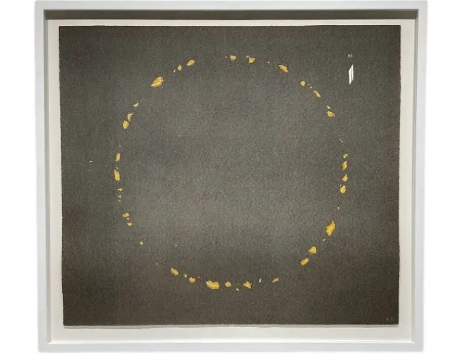 Cheese Circle by Ed Ruscha