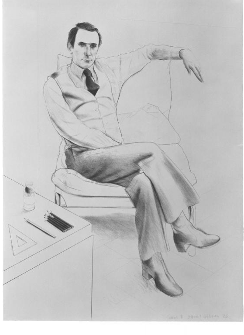 Nicholas Wilder by David Hockney