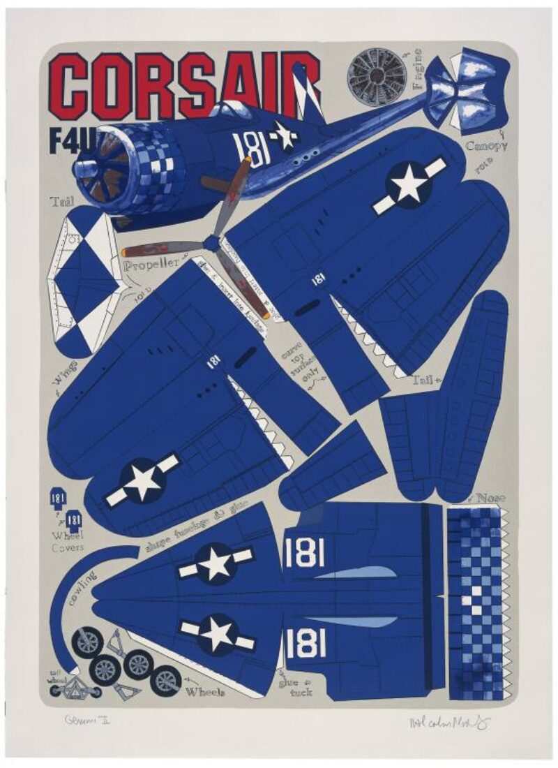 Corsair F4U by Malcolm Morley