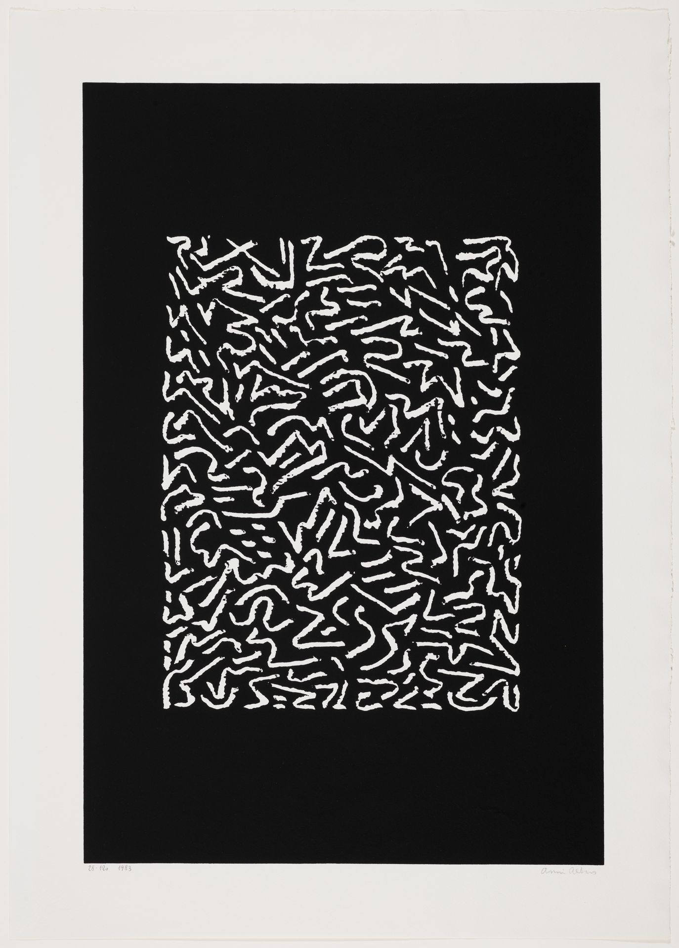 Untitled 8 of 9 (from Connections 1925-1983) by Anni Albers
