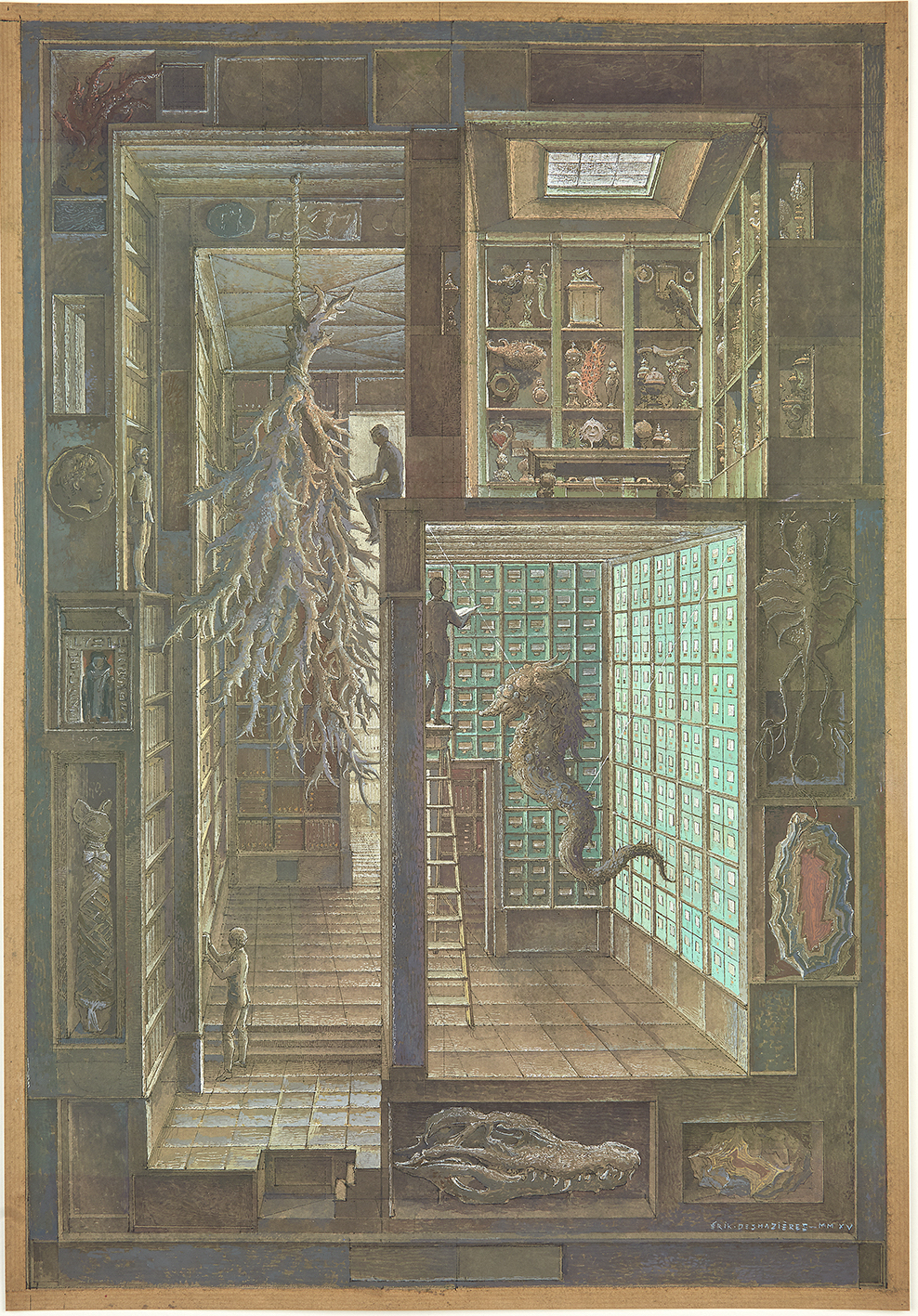 Wunderbibliothek 3 by Érik Desmazières