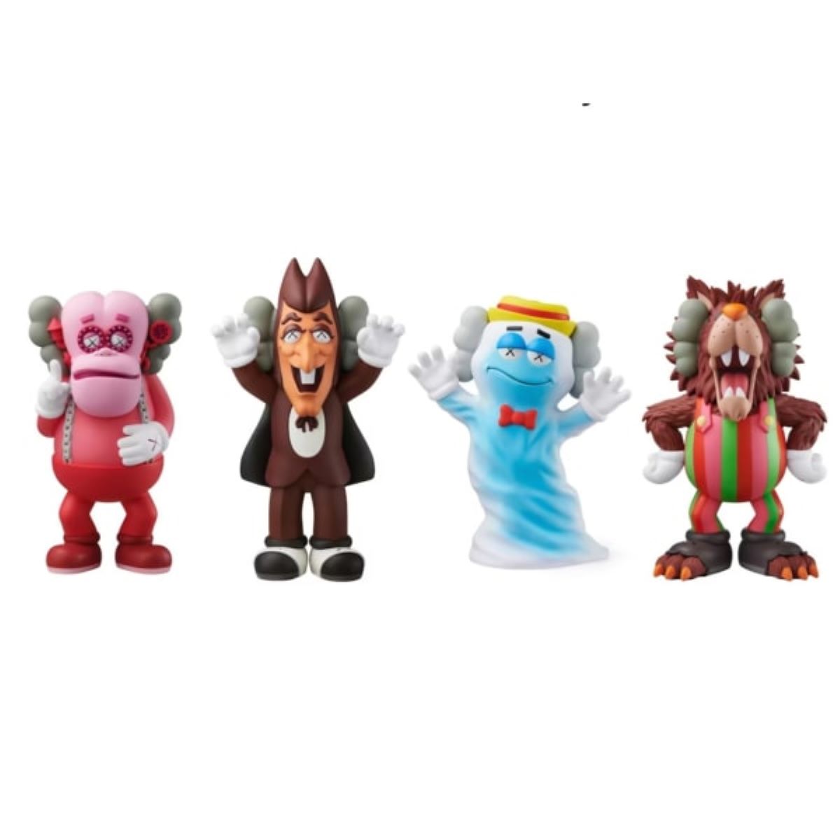 Cereal Monsters – set of 4 by KAWS