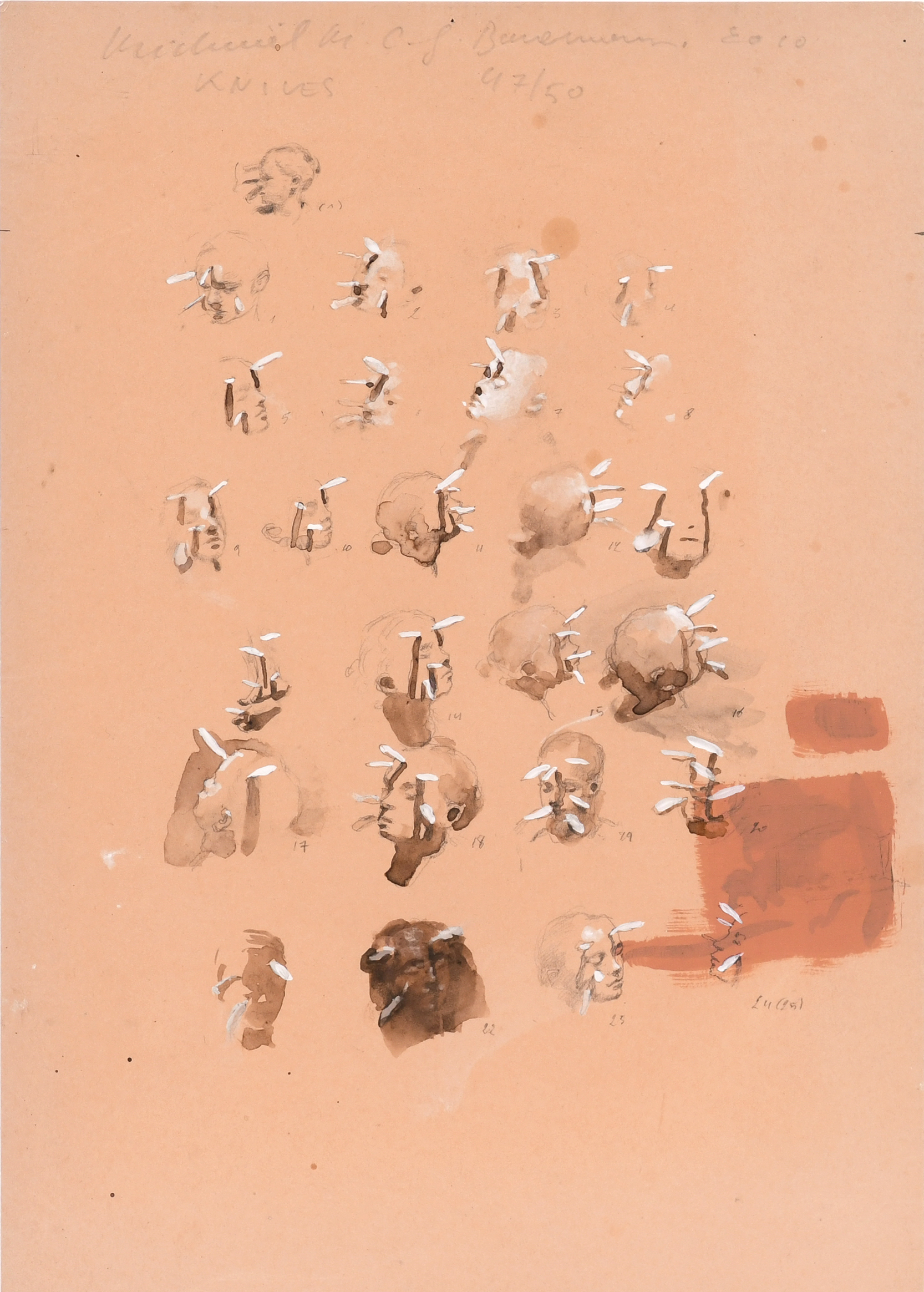 Knives by Michaël Borremans