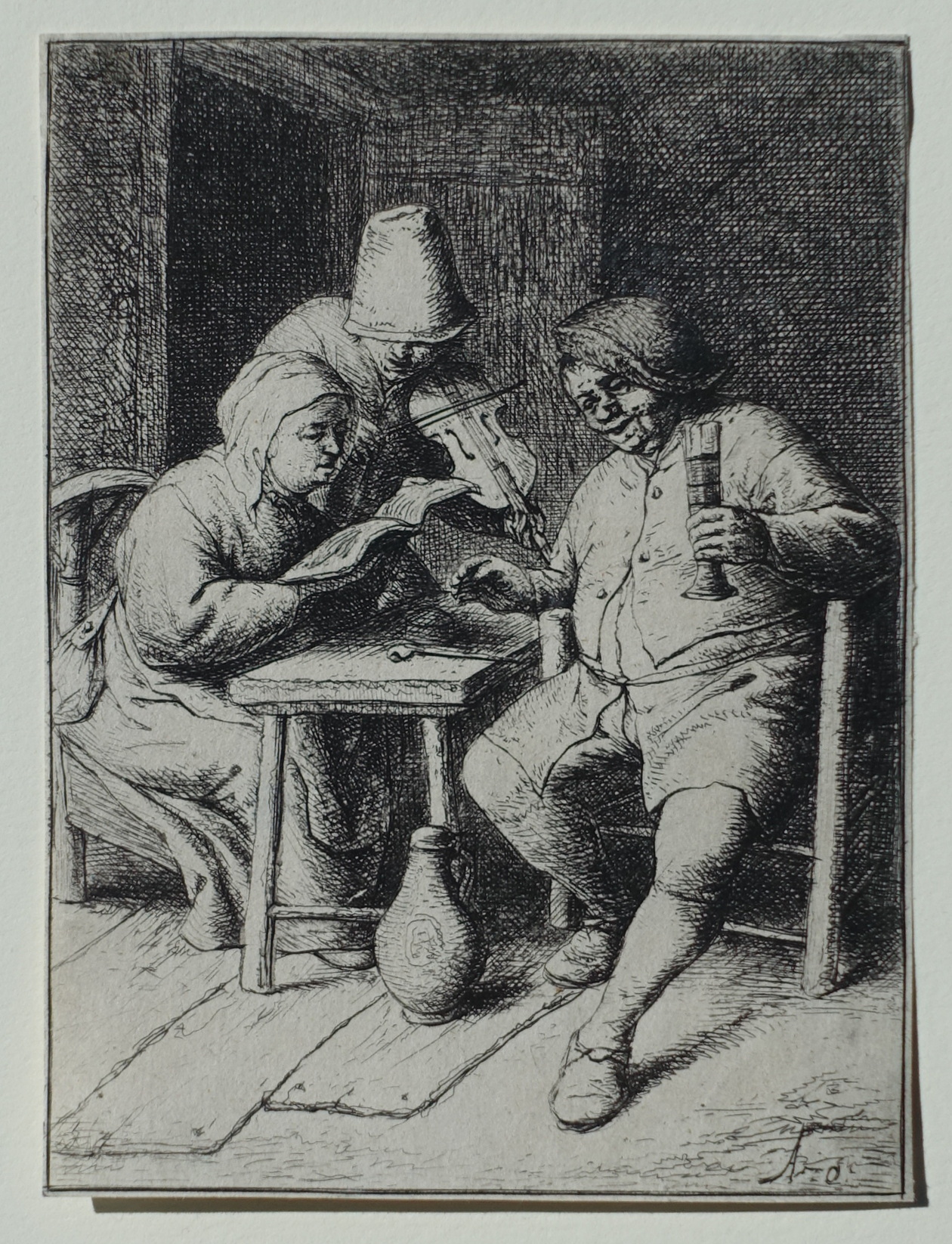 The Concert by Adriaen van Ostade