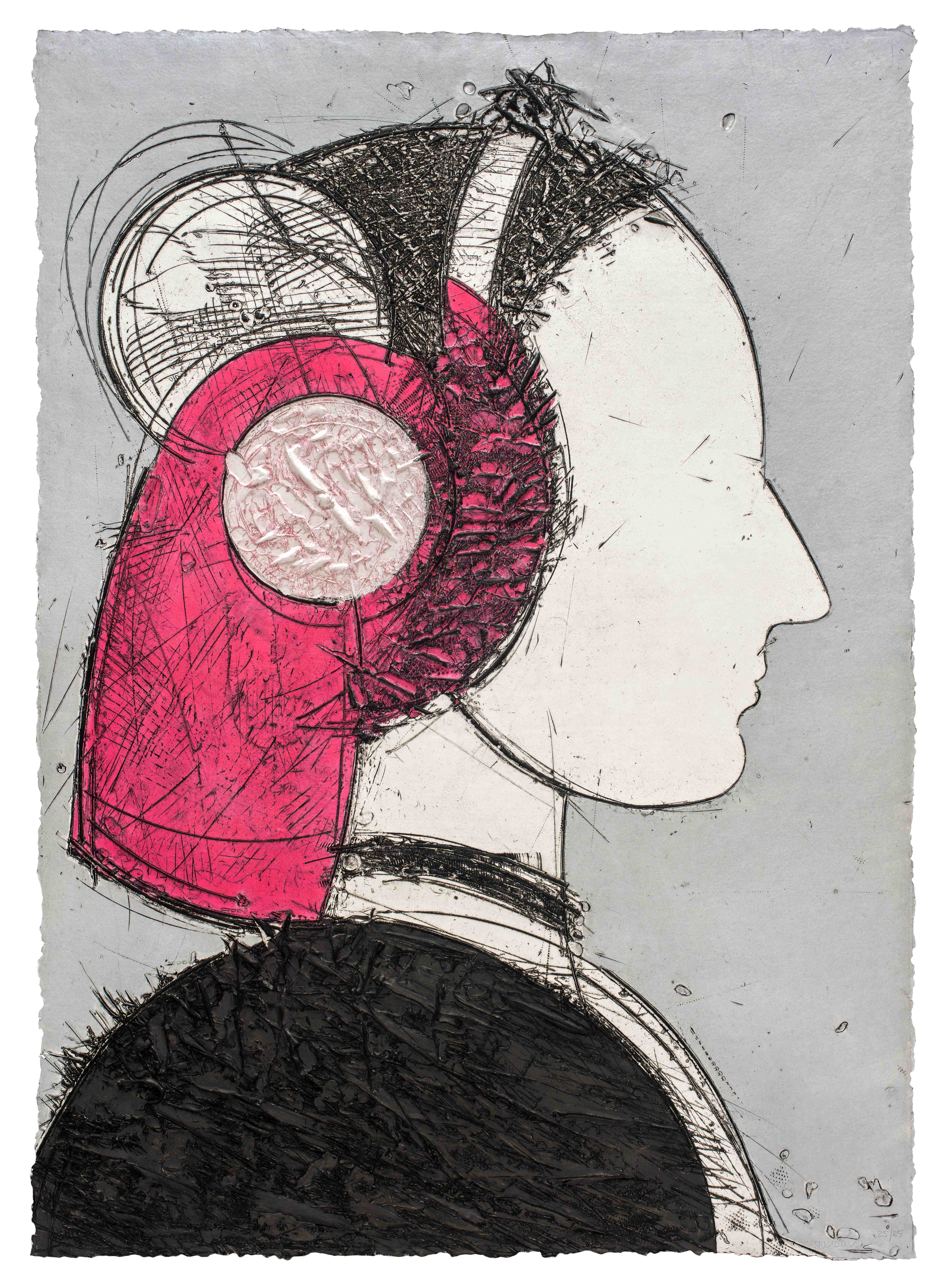 Perfil v by Manolo Valdes
