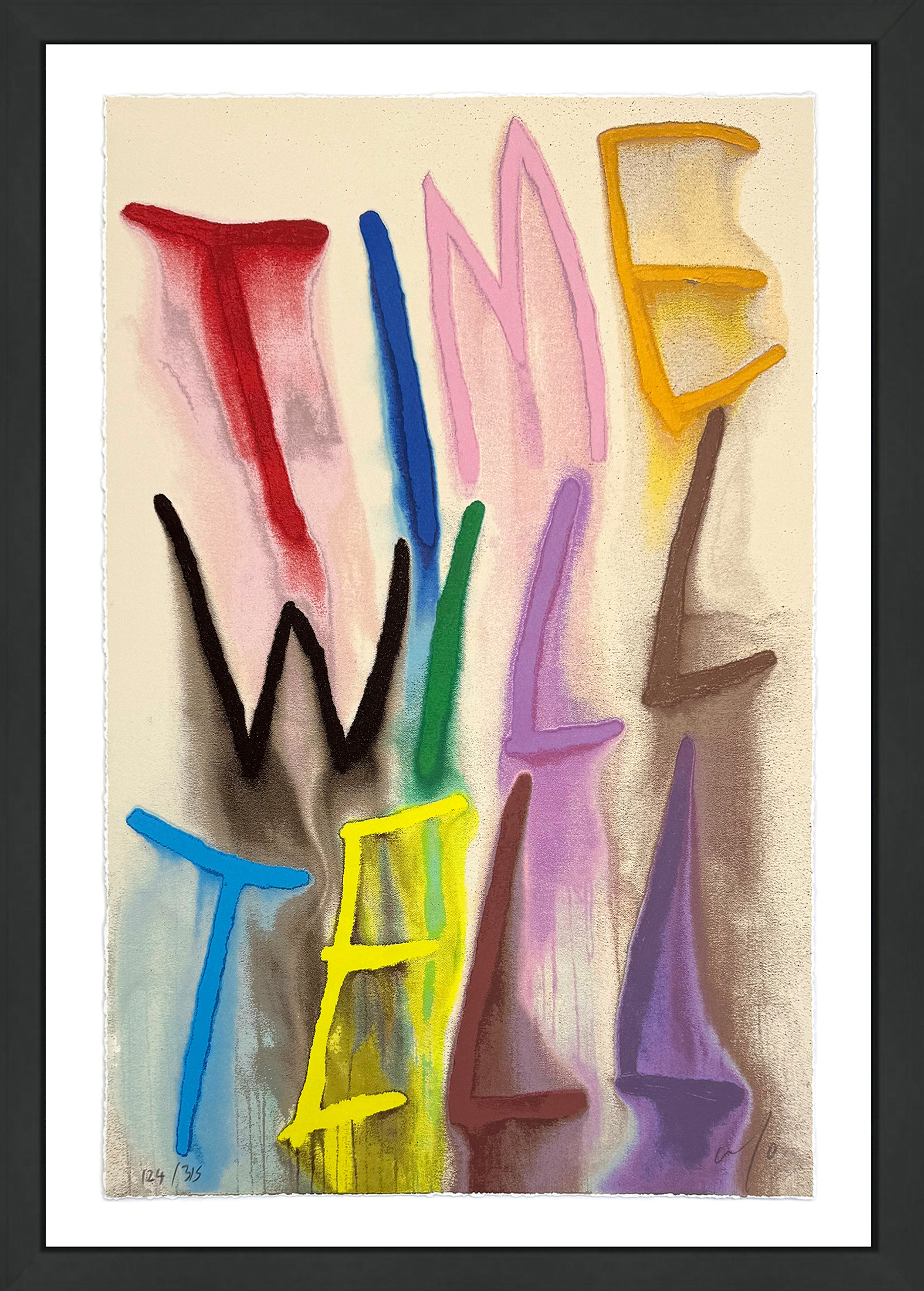 Time Will Tell (framed hand signed silkscreen) by CB Hoyo