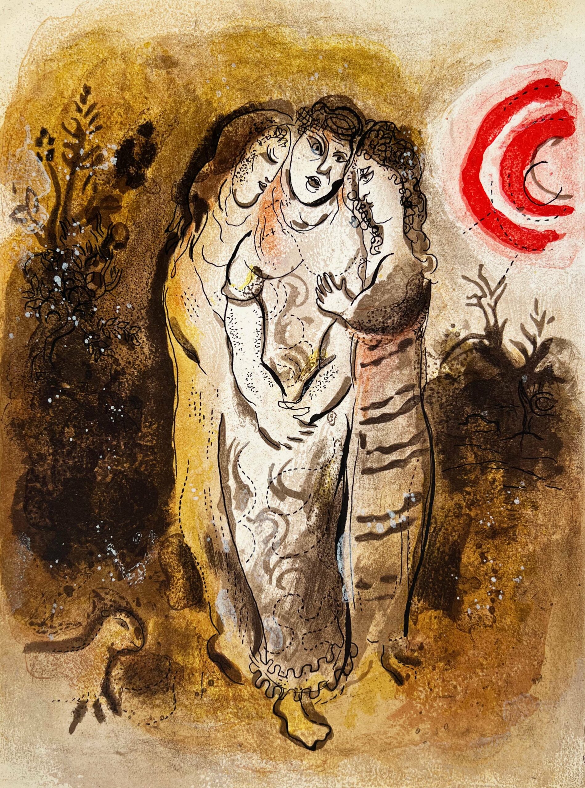 Naomi and her Daughters-in-Law by Marc Chagall